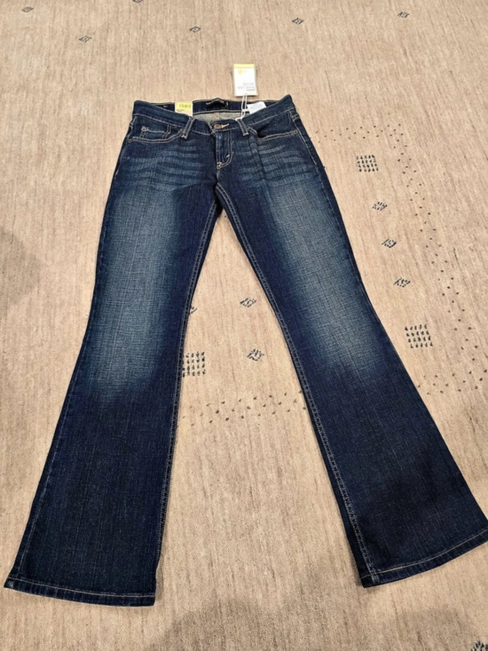 Levi's 524 Too Superlow Bootcut Jeans Blue Waist 5 Short